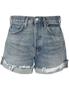 AGOLDE short Parker en jean - Bleu