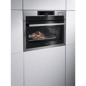 AEG KSE998290M Inbouw combi stoomoven Zilver