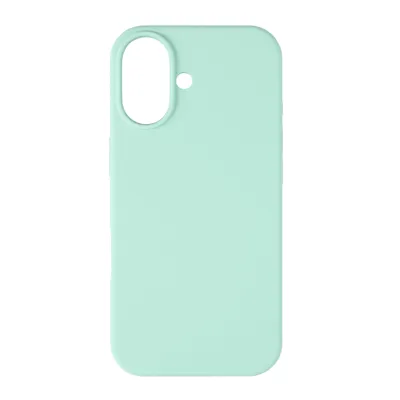 Pomologic Cover hoesje silicone iPhone 17 - Turquoise