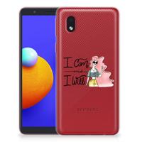 Samsung Galaxy A01 Core Telefoonhoesje met Naam i Can Samsung Galaxy A01 Core Telefoonhoesje met Naam i Can