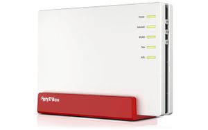 FRITZ!Box FRITZ! BOX 7583 VDSL draadloze router Gigabit Ethernet Dual-band (2.4 GHz / 5 GHz) 3G 4G Rood, Wit