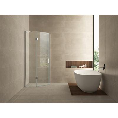 Wiesbaden Pento Douchecabine met 1 Draaideur 1000x1000x2000x8mm - NANO - Helder Glas/Chroom