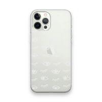 Eye pattern #3: iPhone 12 Pro Max Transparant Hoesje