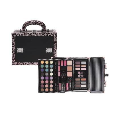 2-Tone make up koffer roze luipaard