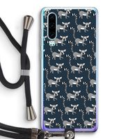 Makis: Huawei P30 Transparant Hoesje met koord