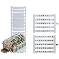 DEK 5 GW -  (50 Stück) - Label for terminal block 5mm white DEK 5 GW -