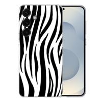 TPU Hoesje Samsung Galaxy S25 Plus - Zebra Backcover