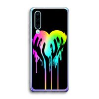 Hold My Heart: Huawei P30 Transparant Hoesje