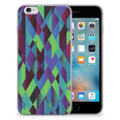 Apple iPhone 6 | 6s | TPU Hoesje | Abstract Green Blue