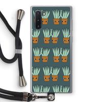 Sansevieria: Samsung Galaxy Note 10 Transparant Hoesje met koord