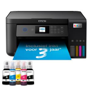 Epson EcoTank ET-2850 A4 multifunctionele Wi-Fi-printer met inkttank all-in-one printer Scannen, Kopiëren, Wi-Fi, inclusief tot 3 jaar inkt