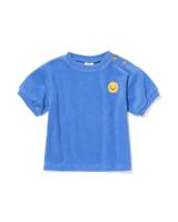 HEMA Baby T-shirt Badstof Blauw (blauw)