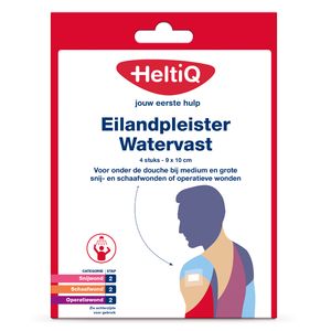 HeltiQ Eilandpleisters Watervast 9x10cm