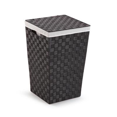 Wasmand Versa Grijs Polyester Metaal Polypropyleen 33 x 52 x 33 cm