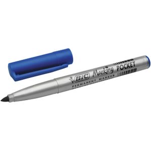 Viltstift Bic 1445 pocket rond blauw 1.1mm