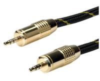 ROLINE GOLD 3,5 mm audio kabel M/M, Retail Blister, 5 m