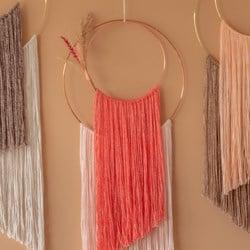 Yarn and Colors Double Trouble Wall Hanging 2.0 042 Peach Macramé Pakket