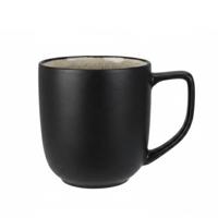 Siaki Koffiemok / theemok Glaze - mat zwart - 390 ml - mokken - keramiek