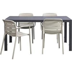 Tuinset Savoie Nice - zand - 5-delig - 160 cm - Leen Bakker