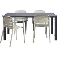 Tuinset Savoie Nice - zand - 5-delig - 160 cm - Leen Bakker