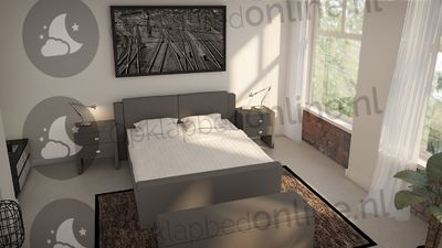 Elektrische boxspring 200 x 190 cm- stofkleur 5022