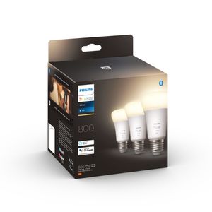 Philips Hue standaardlamp - warmwit licht - 3-pack - E27 - 800lm