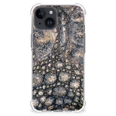 iPhone 15 Case Anti-shock Krokodillenprint iPhone 15 Case Anti-shock Krokodillenprint