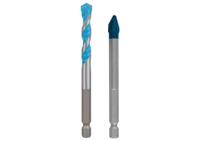 Bosch Accessoires Universeelboor HEX-9 MultiConstruction + HEX-9 Tegelboor Hard Ceramic | 8mm - 2608902367 - thumbnail