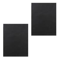 Set van 2 Premium grillmatten zwart 40x33 cm Barbecook - Barbecook