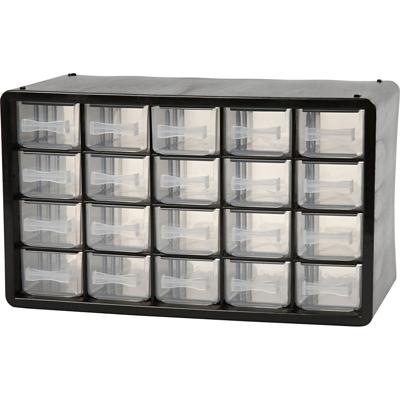 Raaco Opbergsysteem, afm pc 20, afm 18,4x30,5x14,9 cm, gatgrootte 55x37 mm, 1 set
