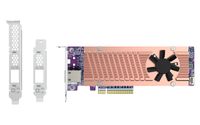 QNAP Card QM2 interfacekaart/-adapter Intern PCIe, RJ-45 - thumbnail