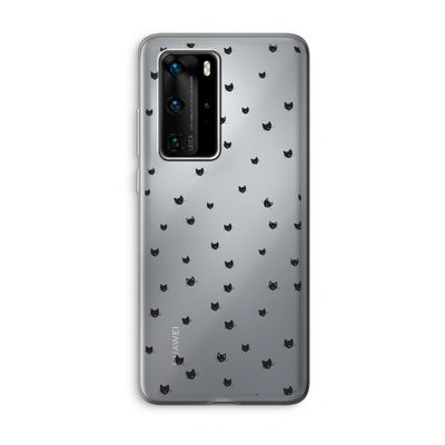 Kleine kattenkopjes: Huawei P40 Pro Transparant Hoesje