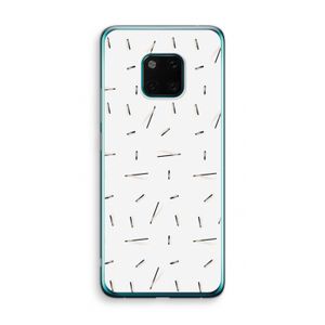 Hipster stripes: Huawei Mate 20 Pro Transparant Hoesje