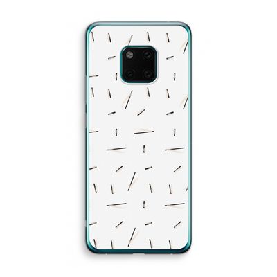 Hipster stripes: Huawei Mate 20 Pro Transparant Hoesje