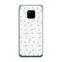 Hipster stripes: Huawei Mate 20 Pro Transparant Hoesje