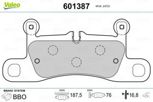 Valeo Remblokset 601387