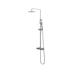 Opbouw Regendouche Brauer V-Line Chrome Edition Showerpipe Met Hoofddouche 20 cm Chroom