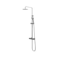 Opbouw Regendouche Brauer V-Line Chrome Edition Showerpipe Met Hoofddouche 20 cm Chroom