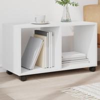 Rolkast 72x33x42,5 cm bewerkt hout wit