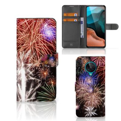 Xiaomi Poco F2 Pro | Wallet Case | met Pasjes | Vuurwerk