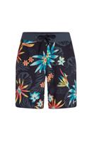 O'Neill O'Neill Heren Boardshort Lang Swimshort Mysto Scallop 20" Tropical Print Zwart