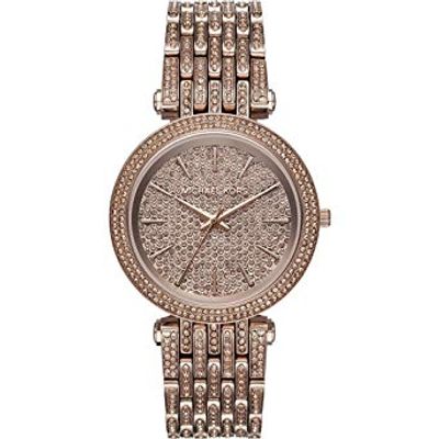 Horlogeband Michael Kors MK3806 Staal Bruin 20mm
