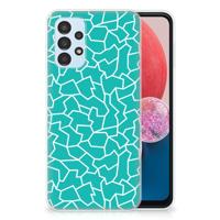 Samsung Galaxy A13 4G | Hoesje maken | Cracks Blue Samsung Galaxy A13 4G | Hoesje maken | Cracks Blue