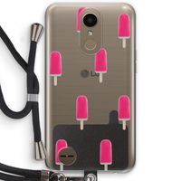 Waterijsje: LG K10 (2017) Transparant Hoesje met koord