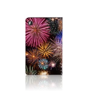 Samsung Galaxy Tab A8 2021/2022 Tablet Hoes met standaard Vuurwerk