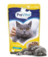 PREVITAL Chicken in gravy - nat kattenvoer - 100g