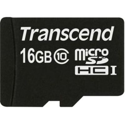 Transcend TS16GUSDC10 flashgeheugen 16 GB MicroSDHC NAND Klasse 10