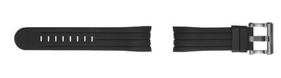 Horlogeband TW Steel TWB131 Silicoon Zwart 24mm
