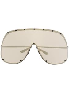 Rick Owens lunettes de soleil à monture oversize - Noir