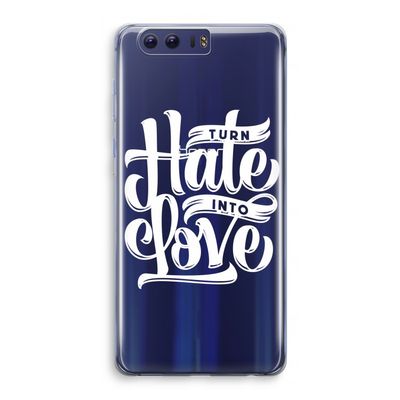 Turn hate into love: Honor 9 Transparant Hoesje